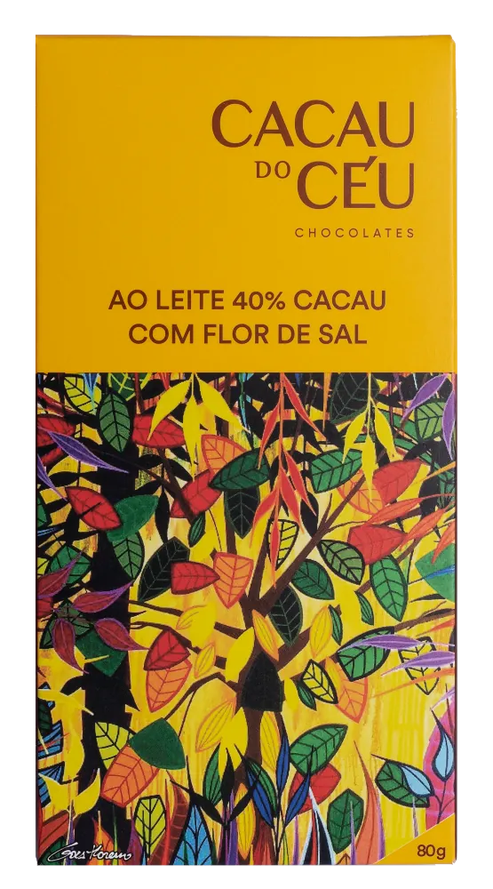 Chocolate ao Leite 40% com Flor de Sal