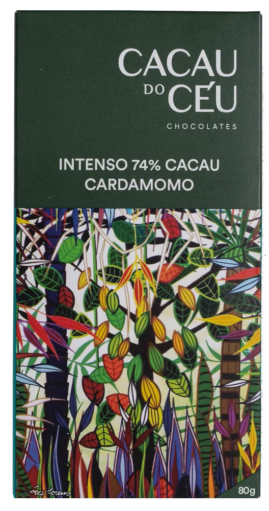 74% Chocolate Intenso com Cardamomo